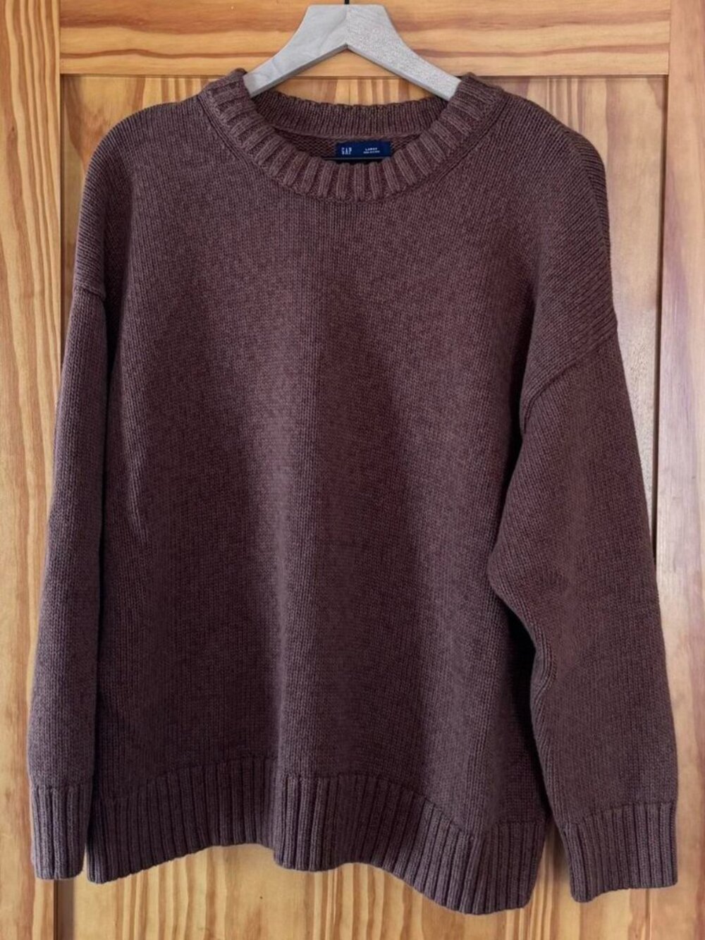 Gap Women's Brown and Orange Jumper